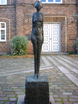 - Kvinde p krre- (Maren) En skulptur af Alberto Giacometti